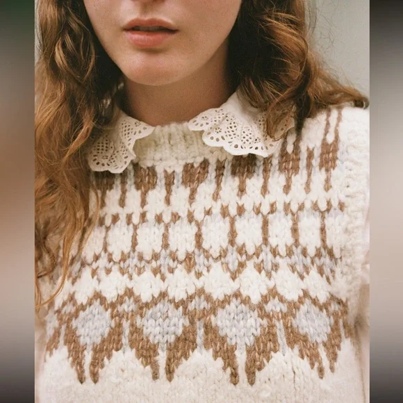 NWT Christy Dawn the Emmi Vest in Snowflake XS - Picture 8 of 8